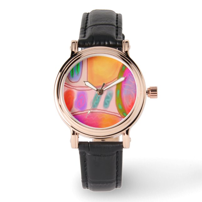 Montre Art portable Abstrait original (Recto)