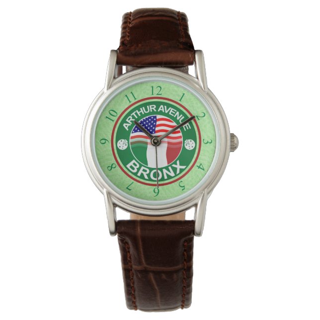 Montre Arthur Ave Bronx Italien American Watch (devant)