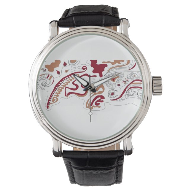 Montre Artistic Abstract Pattern Watch (devant)