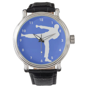 Montre Arts martiaux bleus