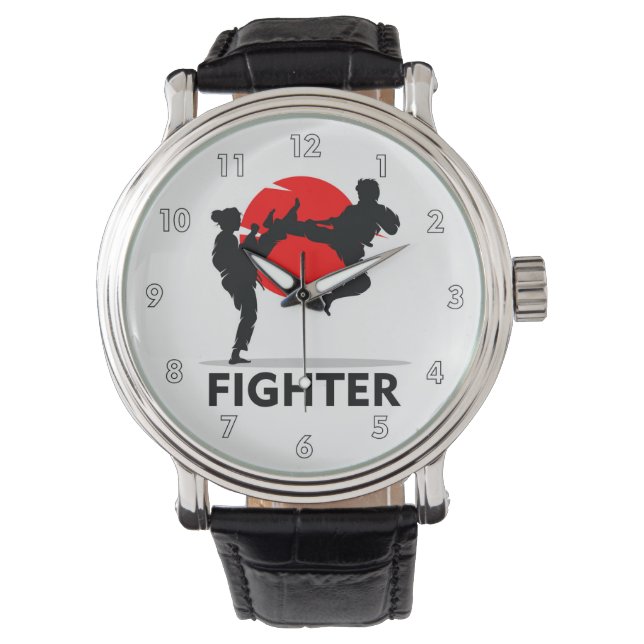 Montre Arts martiaux Karate Combat Combattez ou Sparring (devant)