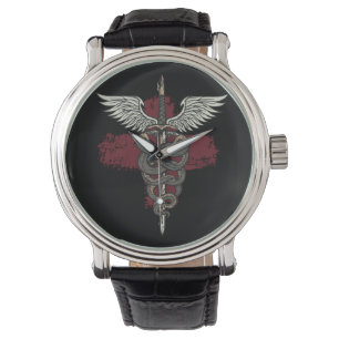 Montre Asclepius Grecque Mythologie Médecine Dieu Serpent