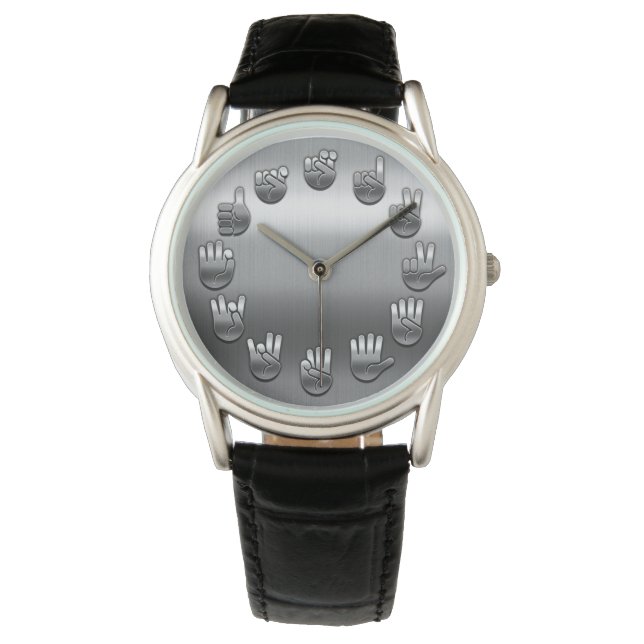 Montre ASL - v2 inoxydable (devant)