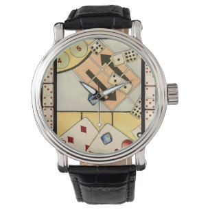 Montre Assortiment brouillé des jeux de hasard
