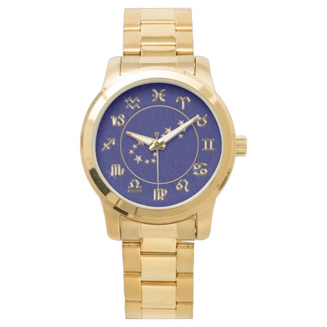 Montre Astrologie signes du zodiaque (devant)