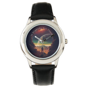 Montre Astronaut Cave Planètes spatiales Soleil