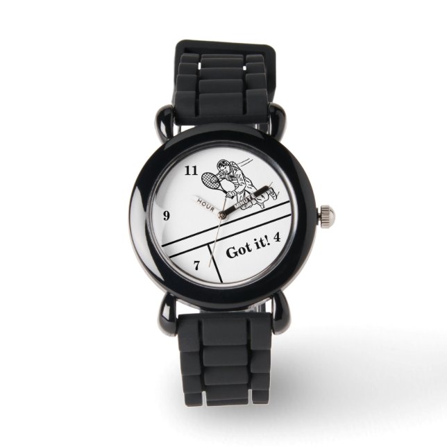 Montre Astronaut Spaceman Tennis Player Wrist Watch (Recto)