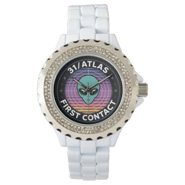 Montre Atlas Space Christmas Retro Humor 2025  (devant)