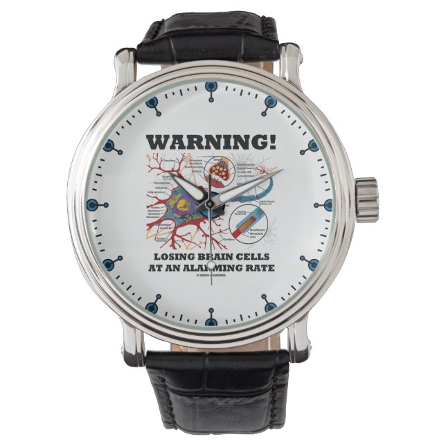 Montre Attention ! Losing Brain Cells At An Alarming (devant)