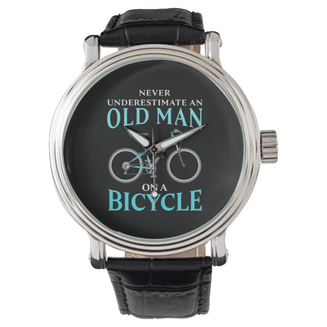 Montre Au Old Man On A Bicycle (devant)