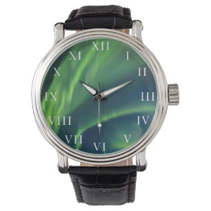 Montre aurore boréale Arctique Alaska