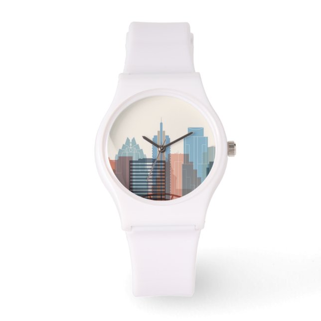Montre Austin, Texas | Ville Skyline (Recto)