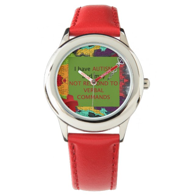 Montre Autism Watch I.C.E. (devant)