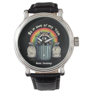 Montre Autisme Raton Laveur Drôle Être En Admiration Deva