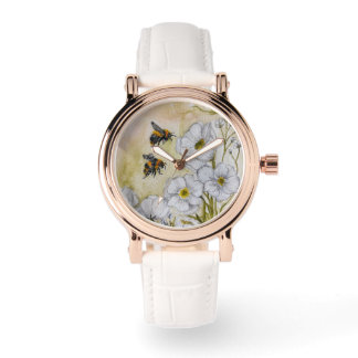 Montre avec illustration originale de l'abeille à