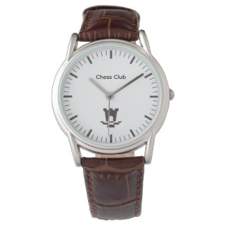 Montre avec logo du Club d'échecs