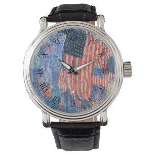 Montre Avenue dans la pluie par Frederick Childe Hassam