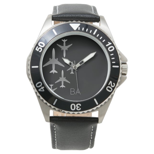 Montre Aviation personnalisée (devant)