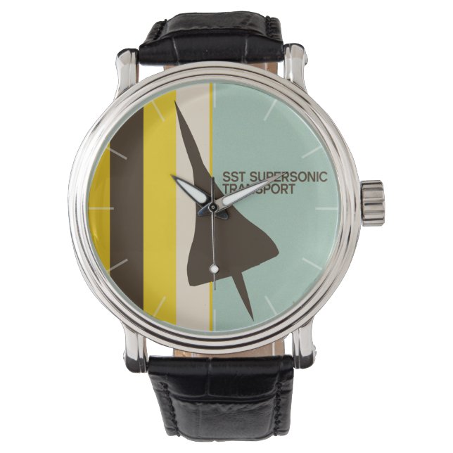 Montre Avion de transport Super Sonic Retro (devant)