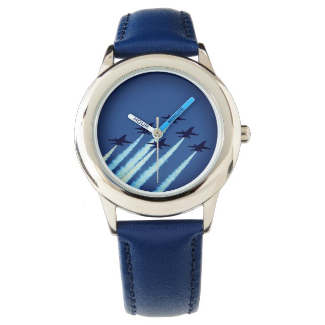 Montre Avions à réaction volant en formation Blue Angels (devant)