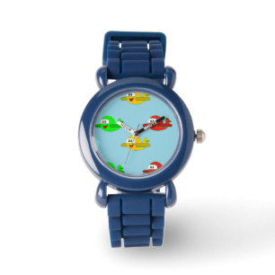 Montre Avions heureux de Kawaii