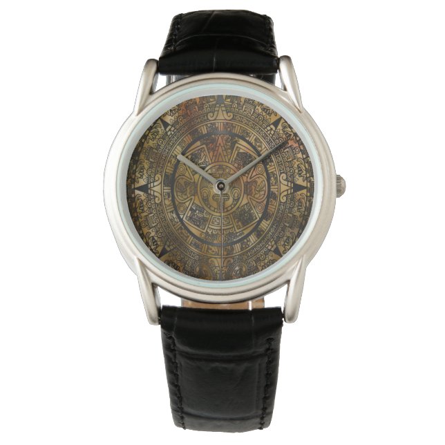 Montre Aztec Calendar Folk Art (devant)