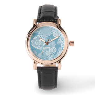 Montre Baby Blue Lace IA art