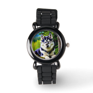Montre Baby Husky Kid's Custom Design Watch