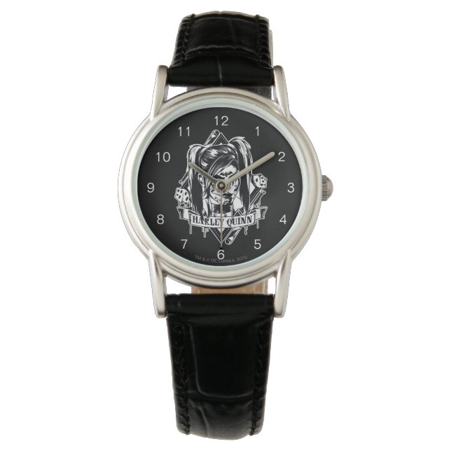 Montre Badge Harley Quinn (devant)
