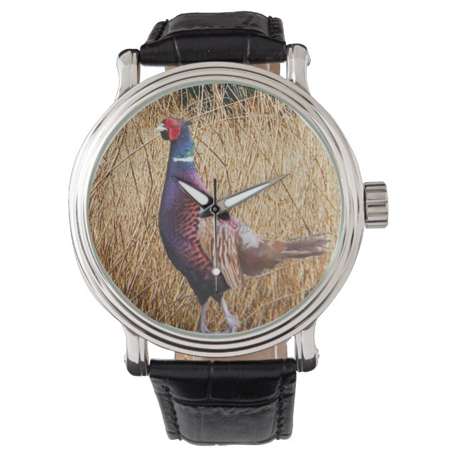 Montre Bague Cou Pheasant Dons, Chasseur de faisan (devant)