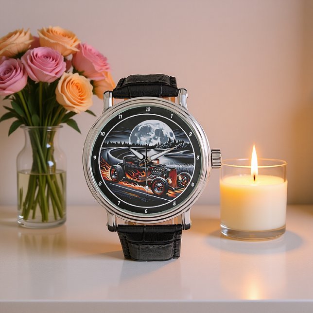 Montre Baguette chaude à flamme lune (Créateur téléchargé)