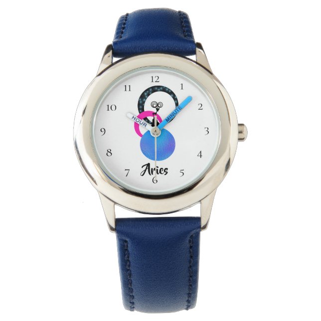 Montre *~* Baies mignonnes pour enfants Zodiac Silly Funn (devant)