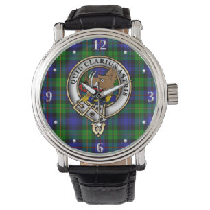 Montre Baillie Clan Badge & Tartan