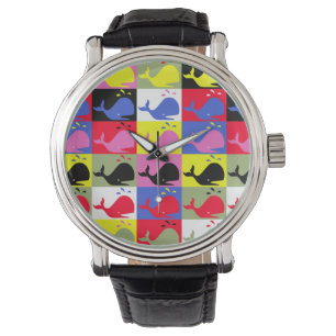 Montre Baleines d'o de pattern_Lots de Baleine-Hole™