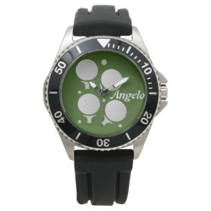 Montre Balle de golf et gradient de tee cadeau pour homme