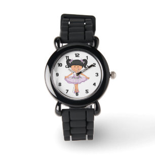 Montre Ballerina de la petite fille mignonne