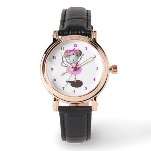 Montre Ballerina Mouse Funny Watch Heureuse danseuse de b