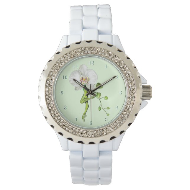 Montre Ballerina Orchid Ballet Dancer Regarder Cadeau (devant)