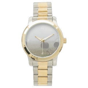 Montre Balles De Foin Dans Le Fog