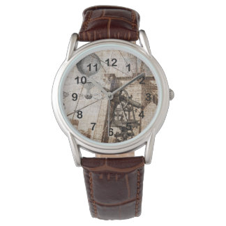 Montre Ballon à air chaud à vapeur vintage et télescope