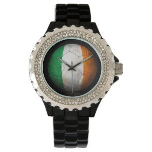 Montre Ballon de football irlandais usé du football de