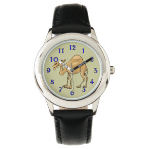 Montre Bande dessinée heureuse de chameau
