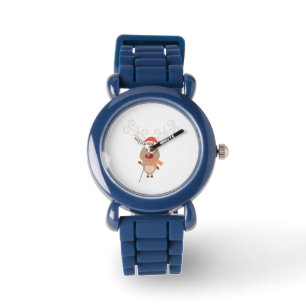 Montre Bande dessinée mignonne de renne