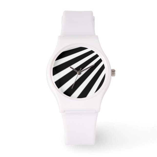 Montre Bandes noires et blanches (Recto)