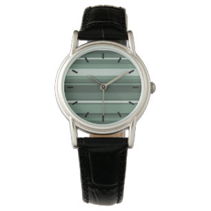 Montre Bandes vertes