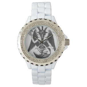Montre Baphomet noir/blanc (ancien style)