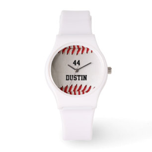 Montre Baseball avec numéro personnalisable