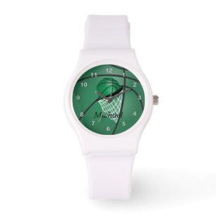 Montre Basket Nom do-it-yourself Vert