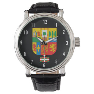 Montre BASQUE* Cimier et garde-drapeau