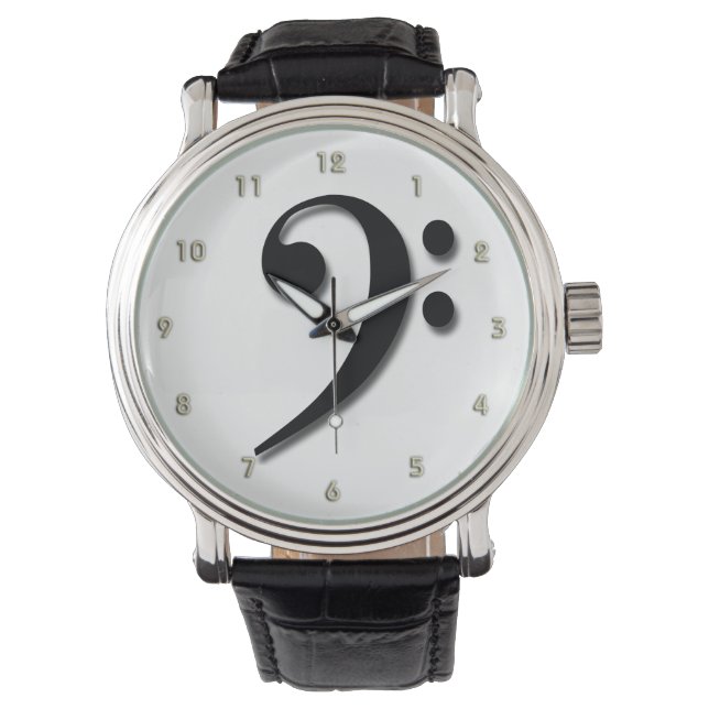 Montre Bass Clef Watch. (devant)